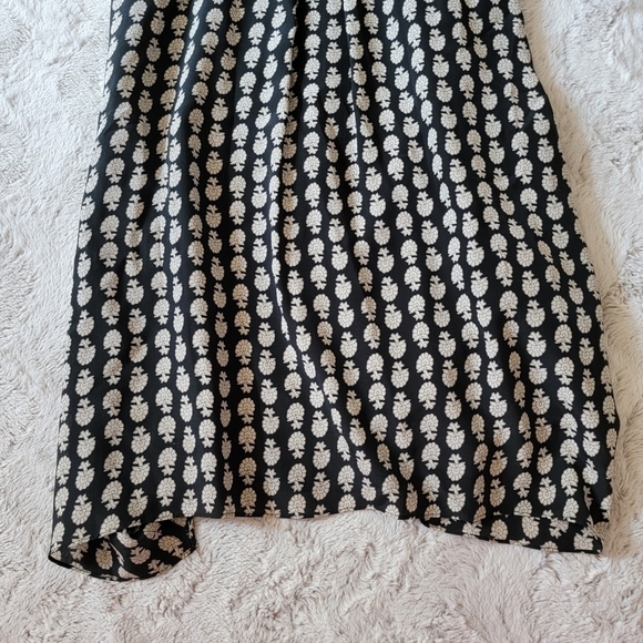 Madewell Silk Trapeze Cami Summer Dress in Bloomstamp Woodblock Print NWT Sz XS - Picture 4 of 13